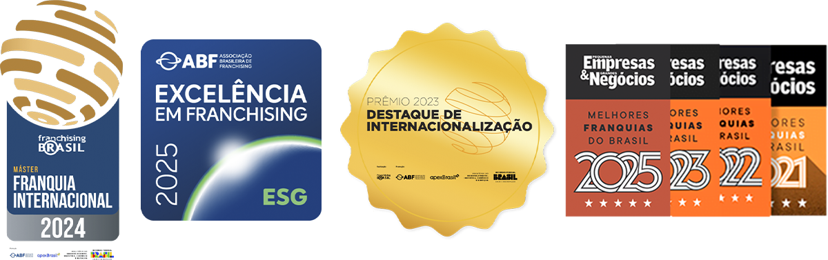 Selos de excelência em franquia